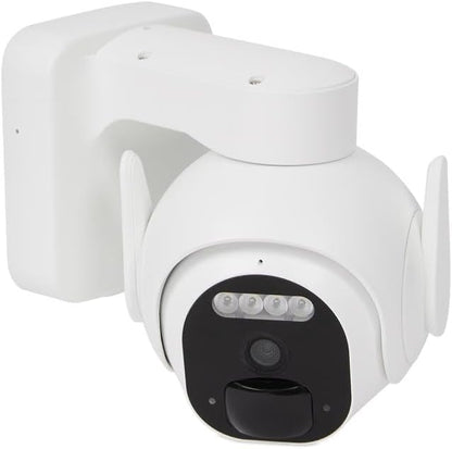 Caméra de Surveillance WiFi Extérieure PTZ Solaire – 2K, Vision Nocturne, Sans Fil, Batterie