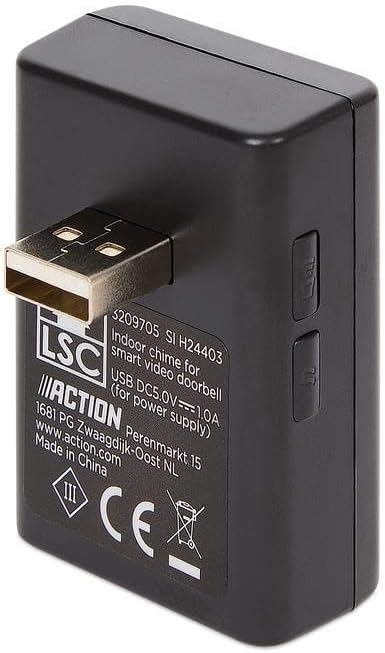 Sonnette Vidéo WiFi TUYA V30 – 1080P, Sans Fil, Caméra de Sécurité Intégrée